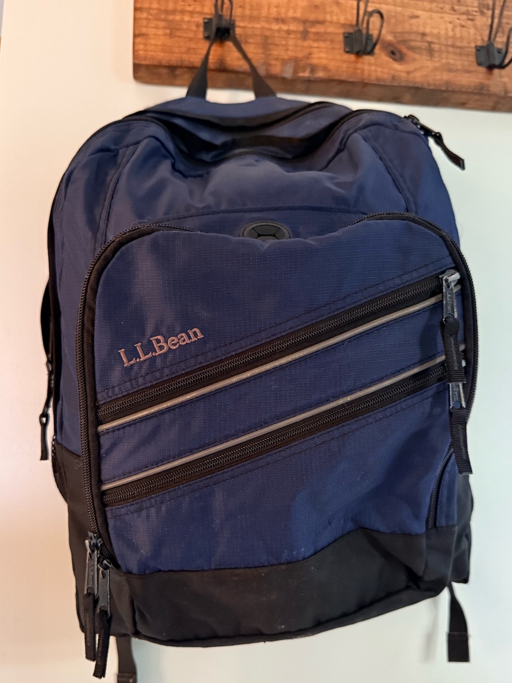 L.L.Bean Deluxe Book Pack Backpack | Navy Blue
